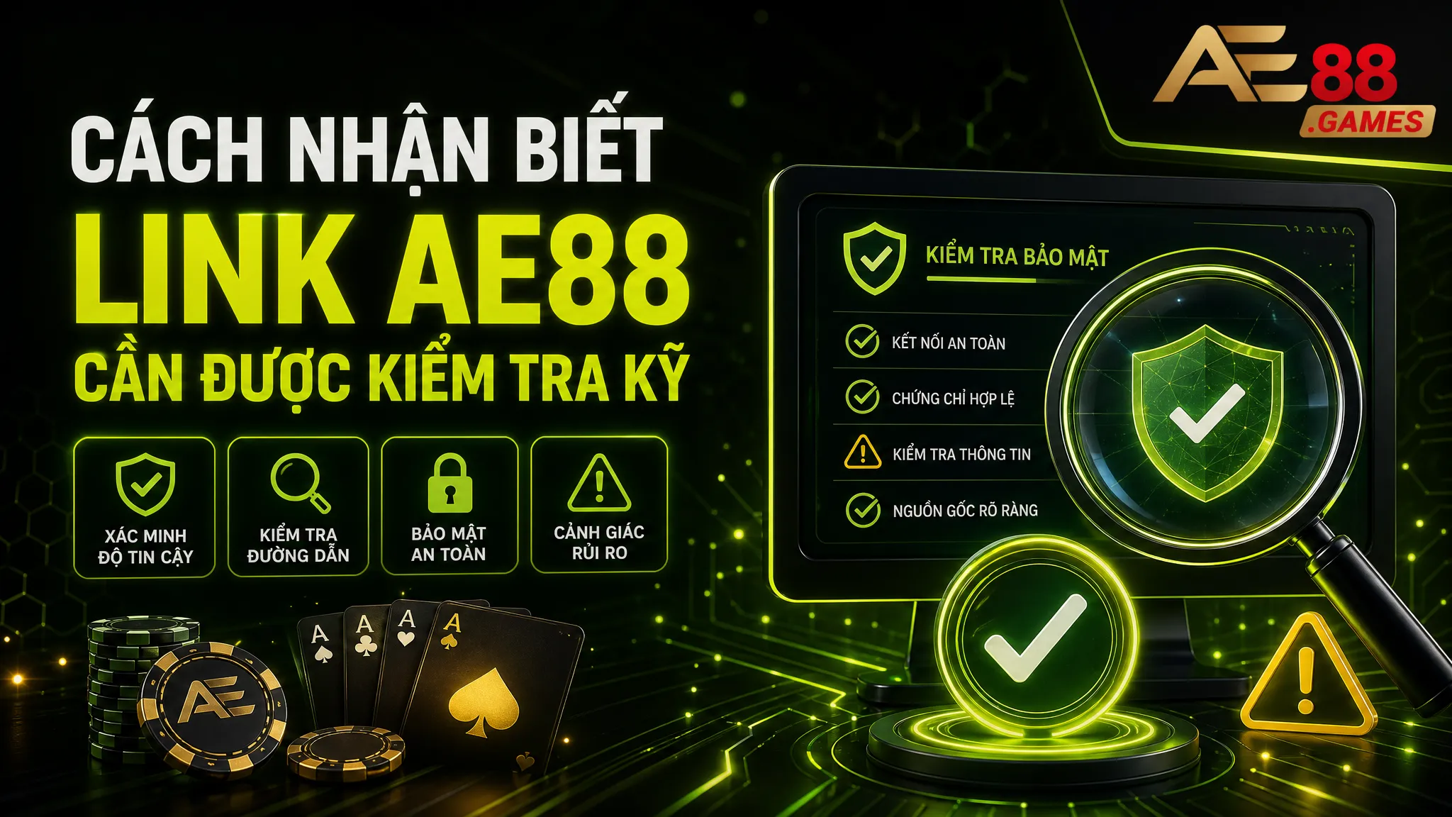 Link Vào AE88 Mới Nhất 2026 – Cập Nhật Đường Dẫn Truy Cập An Toàn 2 Cách nhận biết link AE88 cần được kiểm tra kỹ