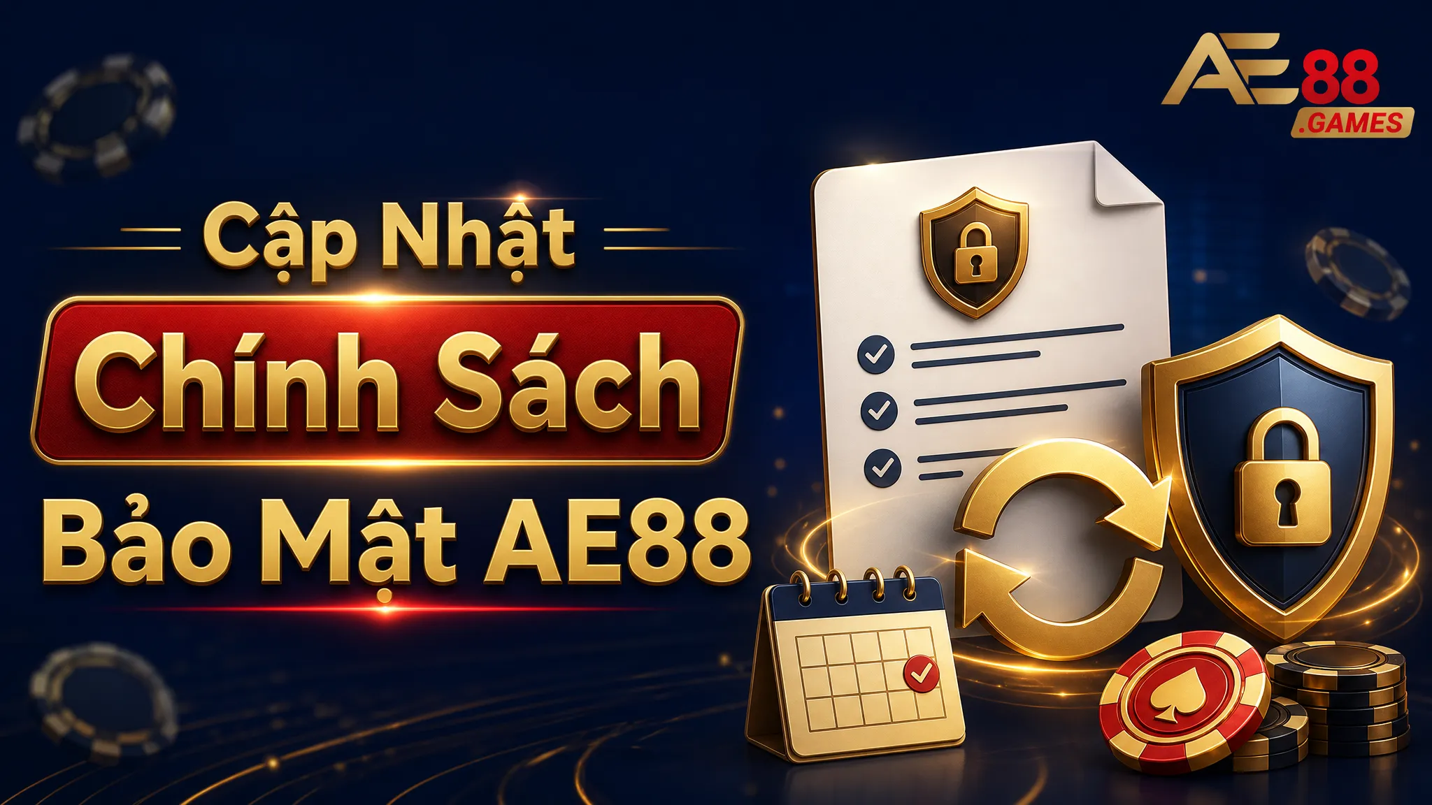 Chính Sách Bảo Mật AE88 Games – Bảo Vệ Thông Tin Người Dùng 5 Cập Nhật Chính Sách Bảo Mật AE88