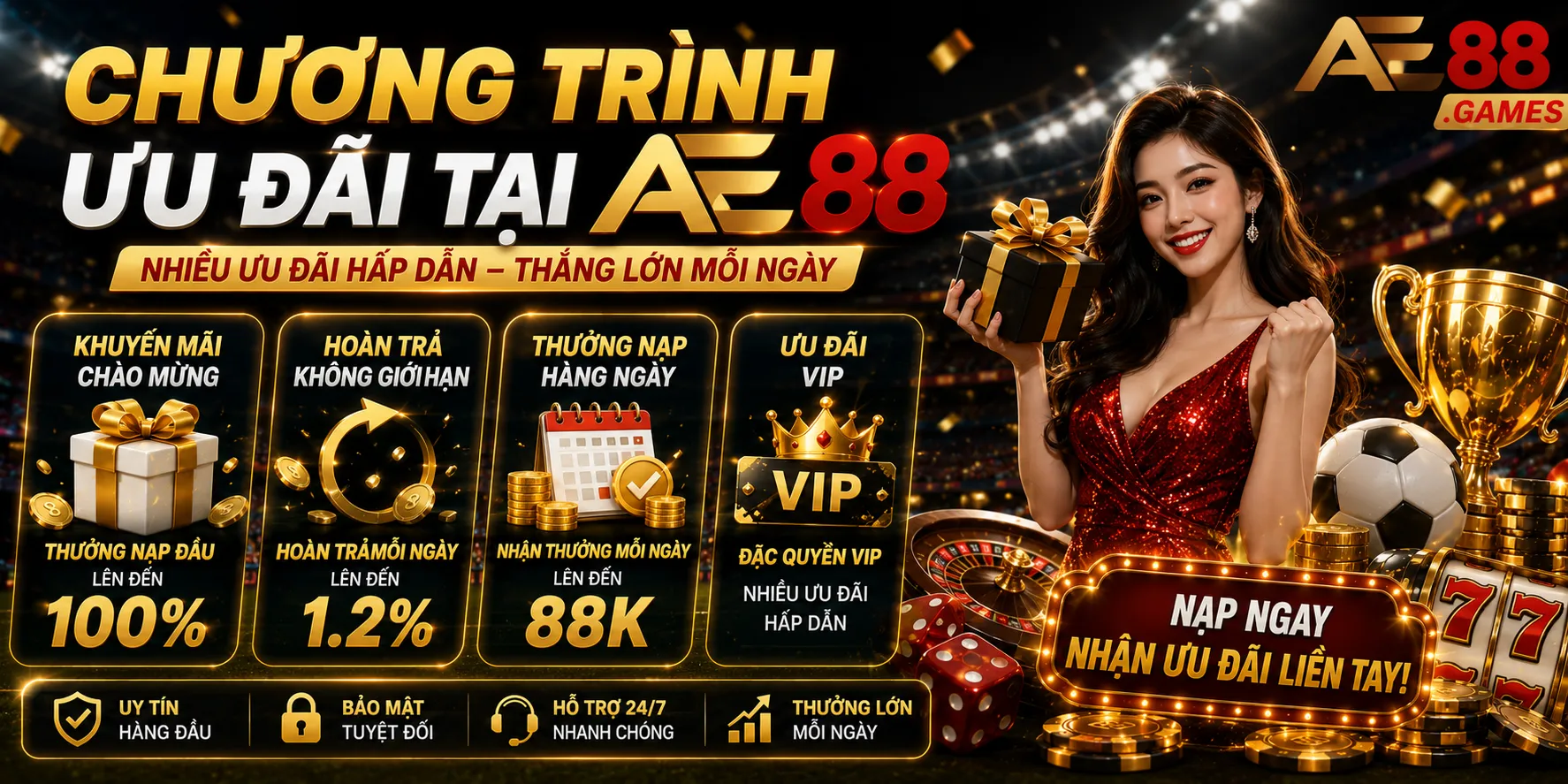 Chương Trình Ưu Đãi Tại AE88