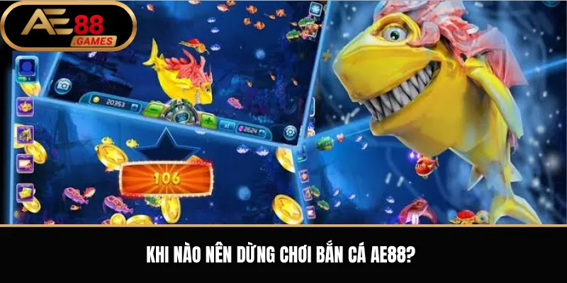 Bắn Cá AE88 – Cách Chơi, Chọn Phòng Và Kinh Nghiệm Cho Người Mới 3 Khi nào nên dừng chơi bắn cá AE88?