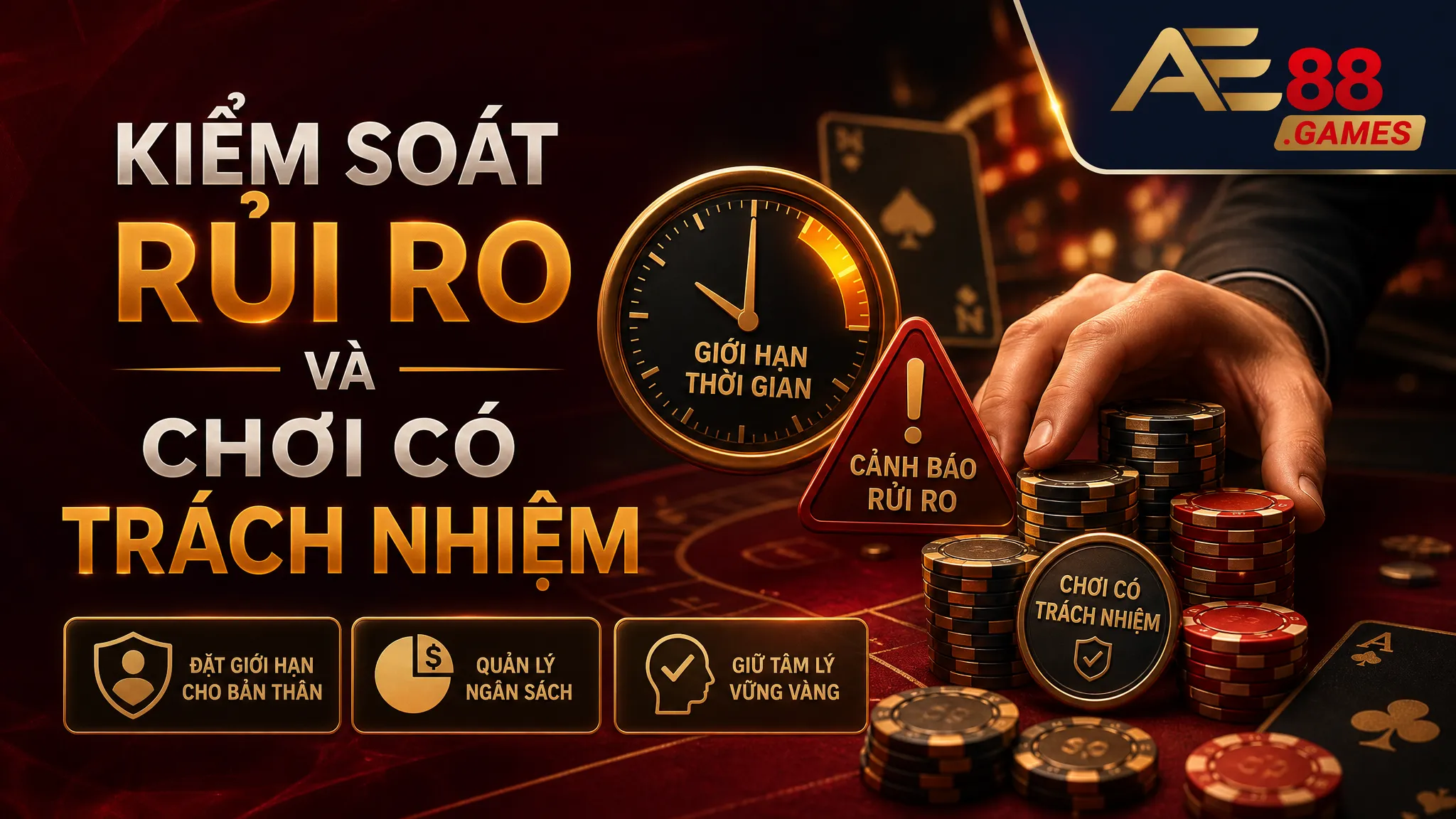 Giới Hạn Độ Tuổi Người Chơi AE88 Games – Quy Định Điều Kiện Tham Gia 3 Kiểm Soát Rủi Ro Và Chơi Có Trách Nhiệm