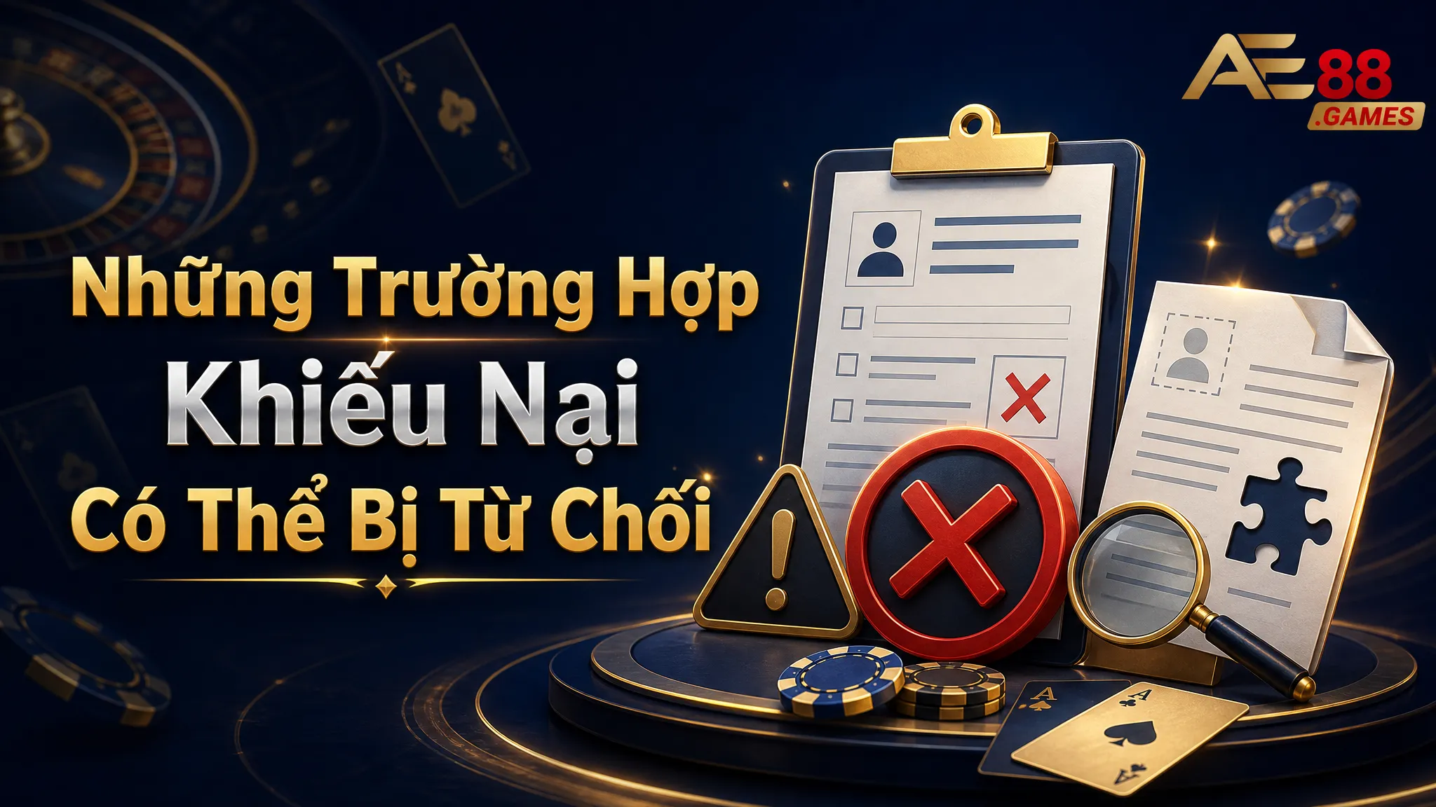 Những Trường Hợp Khiếu Nại Có Thể Bị Từ Chối